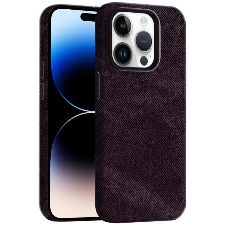 Skin Feel Denim Leather MagSafe Phone Case, For iPhone 14 Pro, For iPhone 14 Pro Max Apple Accessories engski4787 iPhone 14 Pro - APEXEL INDIA - Mobile Lens - Mobile Camera Lens - Cellphone Accessories - Phone Lens - Smartphone Lens