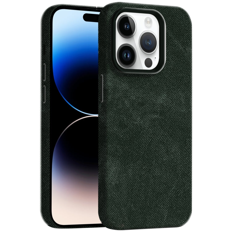 Skin Feel Denim Leather MagSafe Phone Case, For iPhone 14 Pro, For iPhone 14 Pro Max Apple Accessories engski4787 iPhone 14 Pro - APEXEL INDIA - Mobile Lens - Mobile Camera Lens - Cellphone Accessories - Phone Lens - Smartphone Lens