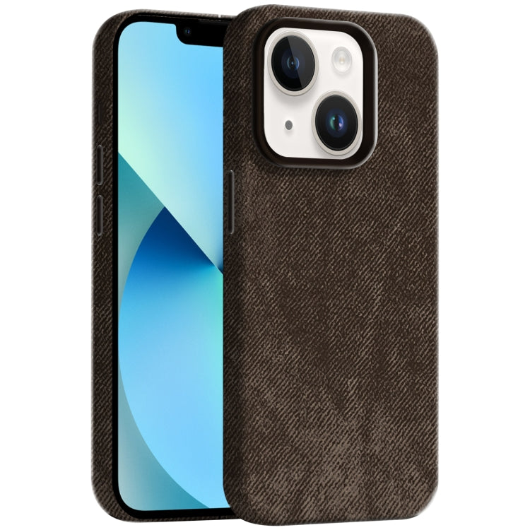 Skin Feel Denim Leather MagSafe Phone Case, For iPhone 13, For iPhone 12 Pro Max Apple Accessories engski4790 More iPhone Cases - APEXEL INDIA - Mobile Lens - Mobile Camera Lens - Cellphone Accessories - Phone Lens - Smartphone Lens