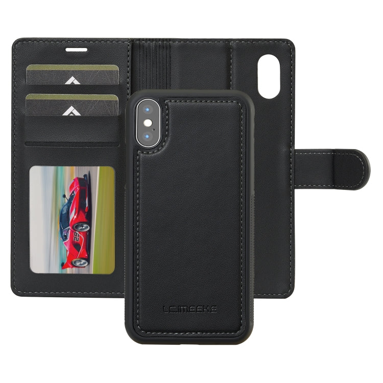 LC.IMEEKE L2 Series Detachable Magsafe PU Phone Case with Lanyard