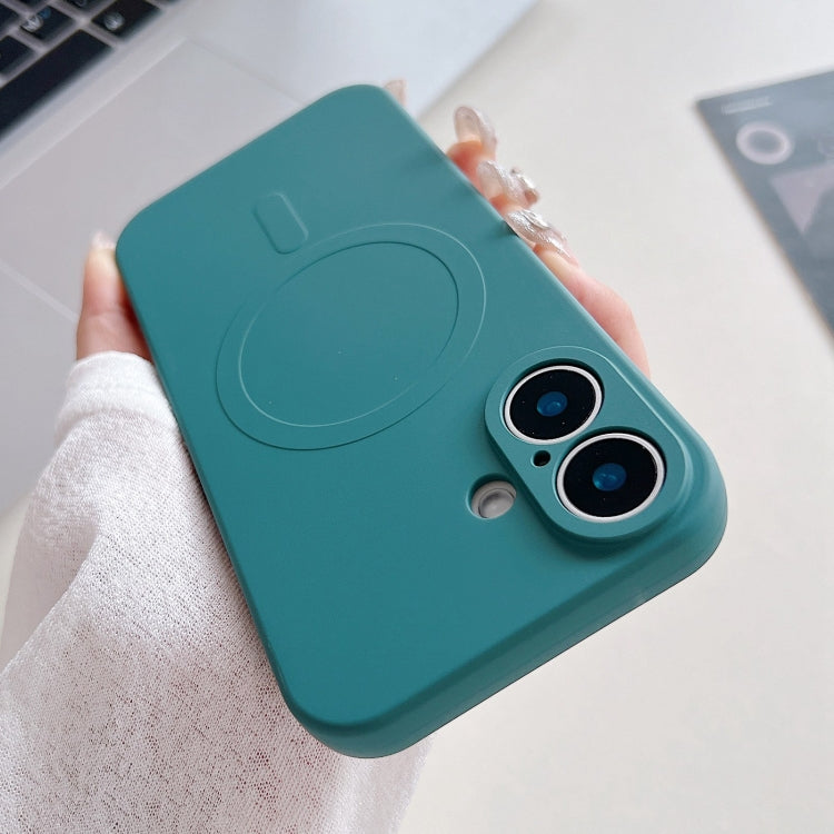 Solid Color Liquid Silicone MagSafe Magnetic Phone Case, For iPhone 16 Apple Accessories engsol4812 iPhone 16 - APEXEL INDIA - Mobile Lens - Mobile Camera Lens - Cellphone Accessories - Phone Lens - Smartphone Lens