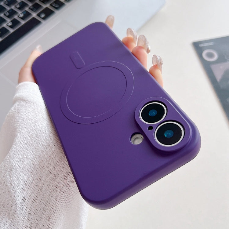 Solid Color Liquid Silicone MagSafe Magnetic Phone Case, For iPhone 16 Apple Accessories engsol4812 iPhone 16 - APEXEL INDIA - Mobile Lens - Mobile Camera Lens - Cellphone Accessories - Phone Lens - Smartphone Lens