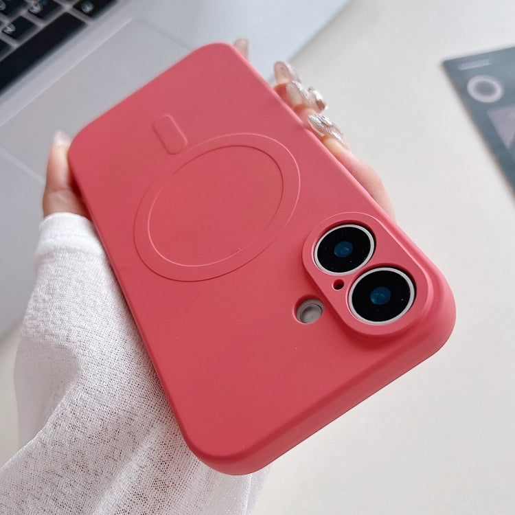 Solid Color Liquid Silicone MagSafe Magnetic Phone Case, For iPhone 16 Apple Accessories engsol4812 iPhone 16 - APEXEL INDIA - Mobile Lens - Mobile Camera Lens - Cellphone Accessories - Phone Lens - Smartphone Lens