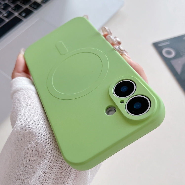 Solid Color Liquid Silicone MagSafe Magnetic Phone Case, For iPhone 16 Apple Accessories engsol4812 iPhone 16 - APEXEL INDIA - Mobile Lens - Mobile Camera Lens - Cellphone Accessories - Phone Lens - Smartphone Lens