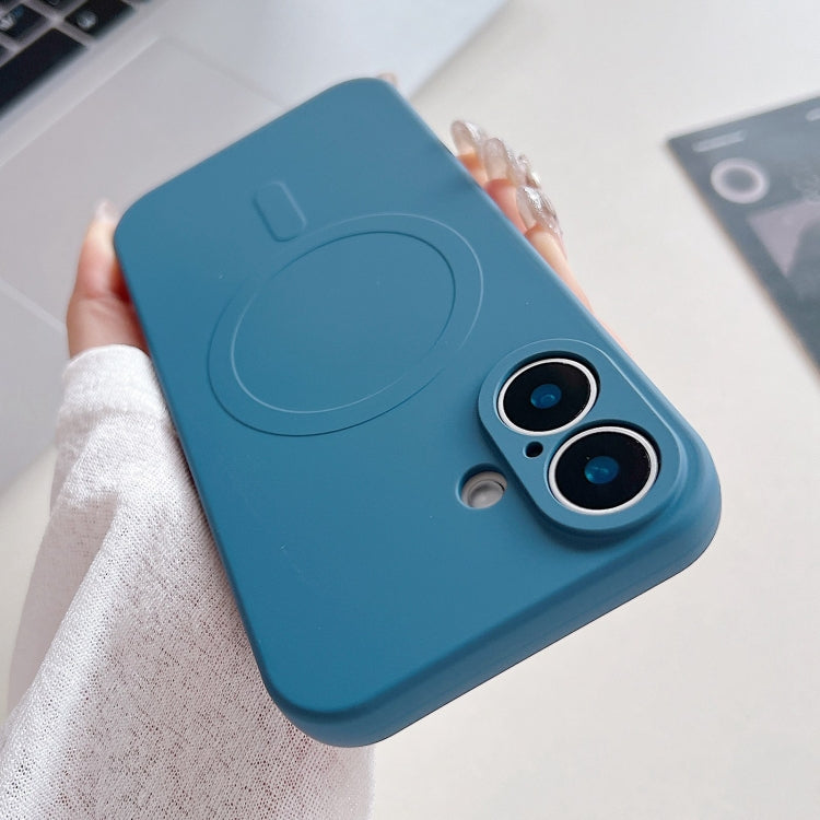 Solid Color Liquid Silicone MagSafe Magnetic Phone Case, For iPhone 16 Apple Accessories engsol4812 iPhone 16 - APEXEL INDIA - Mobile Lens - Mobile Camera Lens - Cellphone Accessories - Phone Lens - Smartphone Lens