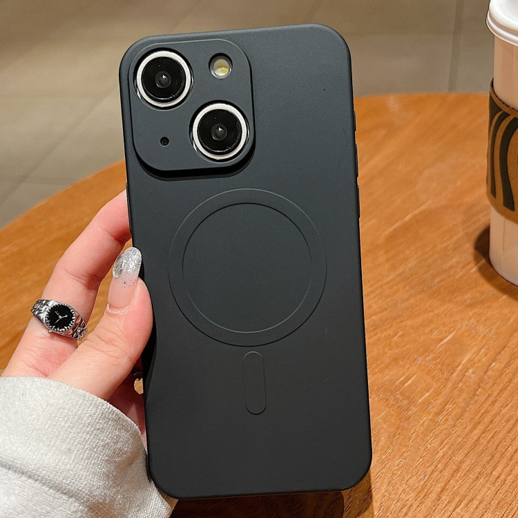 Solid Color Liquid Silicone MagSafe Magnetic Phone Case, For iPhone 15 Apple Accessories engsol4813 iPhone 15 - APEXEL INDIA - Mobile Lens - Mobile Camera Lens - Cellphone Accessories - Phone Lens - Smartphone Lens