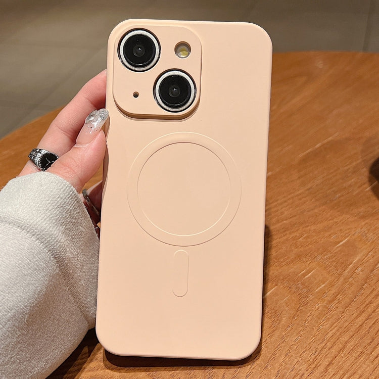 Solid Color Liquid Silicone MagSafe Magnetic Phone Case, For iPhone 15 Apple Accessories engsol4813 iPhone 15 - APEXEL INDIA - Mobile Lens - Mobile Camera Lens - Cellphone Accessories - Phone Lens - Smartphone Lens