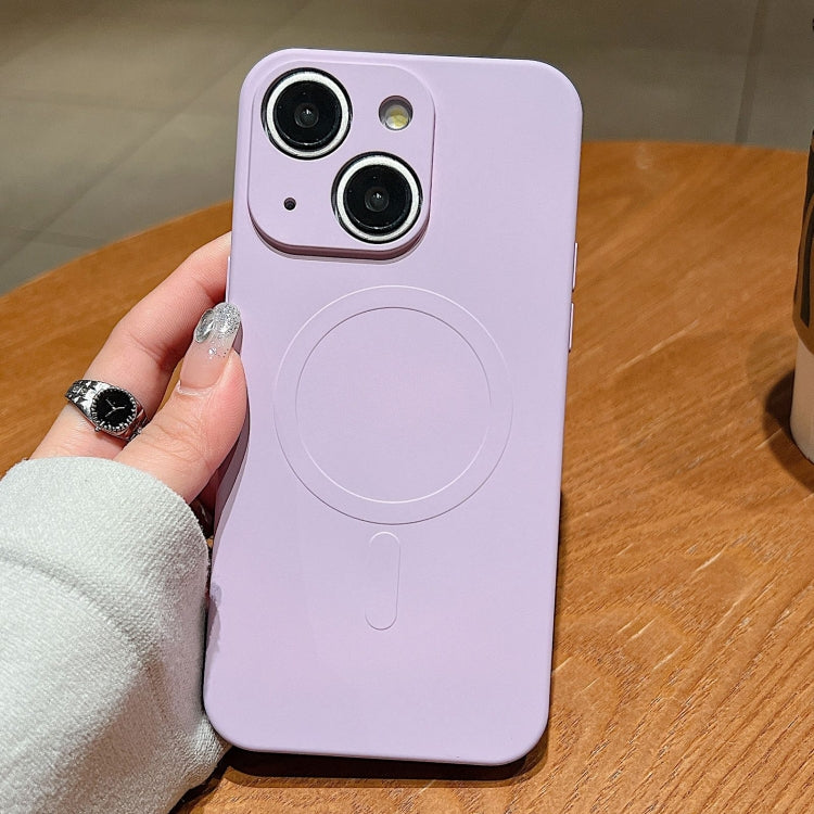 Solid Color Liquid Silicone MagSafe Magnetic Phone Case, For iPhone 15 Apple Accessories engsol4813 iPhone 15 - APEXEL INDIA - Mobile Lens - Mobile Camera Lens - Cellphone Accessories - Phone Lens - Smartphone Lens