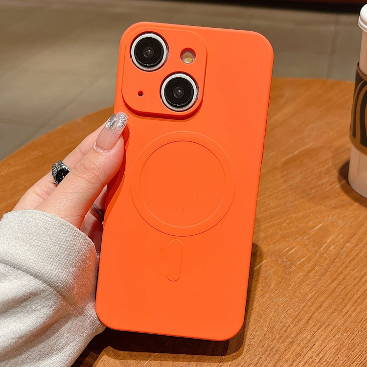 Solid Color Liquid Silicone MagSafe Magnetic Phone Case, For iPhone 15 Apple Accessories engsol4813 iPhone 15 - APEXEL INDIA - Mobile Lens - Mobile Camera Lens - Cellphone Accessories - Phone Lens - Smartphone Lens