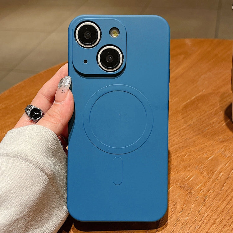 Solid Color Liquid Silicone MagSafe Magnetic Phone Case, For iPhone 15 Apple Accessories engsol4813 iPhone 15 - APEXEL INDIA - Mobile Lens - Mobile Camera Lens - Cellphone Accessories - Phone Lens - Smartphone Lens
