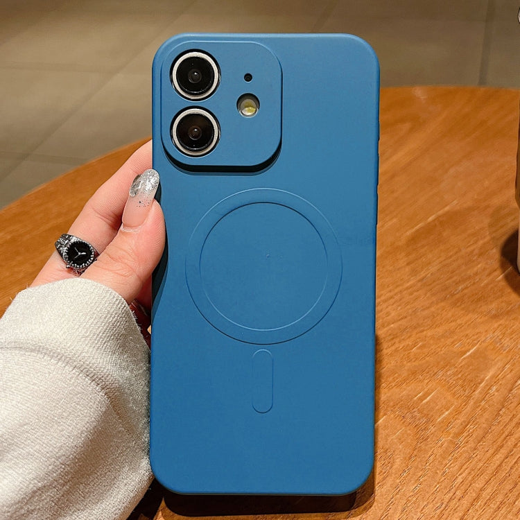 Solid Color Liquid Silicone MagSafe Magnetic Phone Case, For iPhone 11 Apple Accessories engsol5665 More iPhone Cases - APEXEL INDIA - Mobile Lens - Mobile Camera Lens - Cellphone Accessories - Phone Lens - Smartphone Lens
