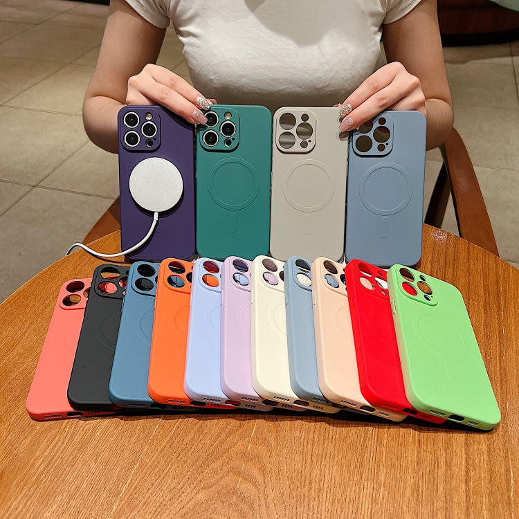 Solid Color Liquid Silicone MagSafe Magnetic Phone Case, For iPhone 15 Apple Accessories engsol4813 iPhone 15 - APEXEL INDIA - Mobile Lens - Mobile Camera Lens - Cellphone Accessories - Phone Lens - Smartphone Lens