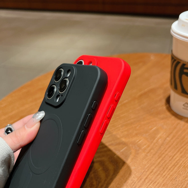 Solid Color Liquid Silicone MagSafe Magnetic Phone Case, For iPhone 15 Apple Accessories engsol4813 iPhone 15 - APEXEL INDIA - Mobile Lens - Mobile Camera Lens - Cellphone Accessories - Phone Lens - Smartphone Lens
