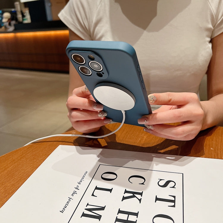 Solid Color Liquid Silicone MagSafe Magnetic Phone Case, For iPhone 15 Apple Accessories engsol4813 iPhone 15 - APEXEL INDIA - Mobile Lens - Mobile Camera Lens - Cellphone Accessories - Phone Lens - Smartphone Lens