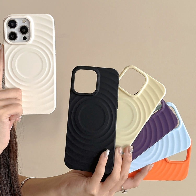 Frosted Wave Texture MagSafe Magnetic TPU Phone Case, For iPhone 16 Pro Max, For iPhone 16 Pro, For iPhone 16 Plus, For iPhone 16 Apple Accessories engfro4822 iPhone 16 Pro Max - APEXEL INDIA - Mobile Lens - Mobile Camera Lens - Cellphone Accessories - Phone Lens - Smartphone Lens