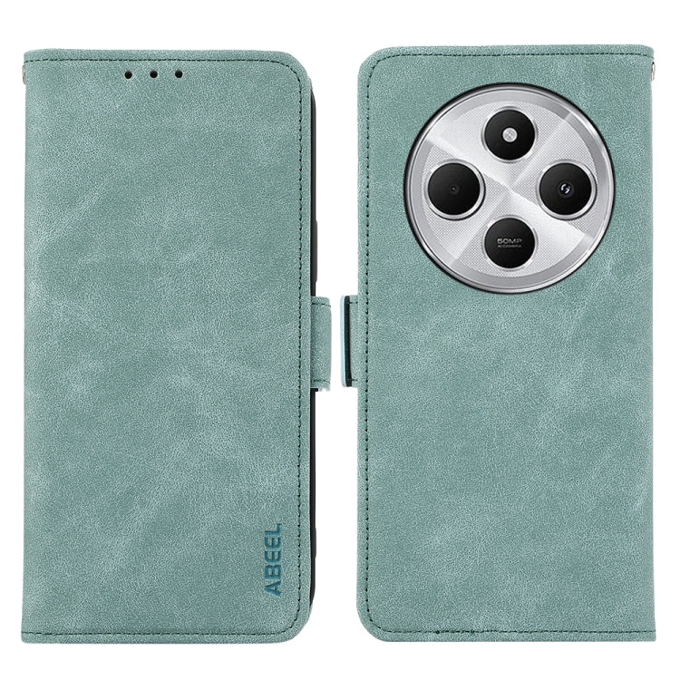 ABEEL Frosted Magnetic RFID Leather Phone Case, For Redmi 14C 4G
