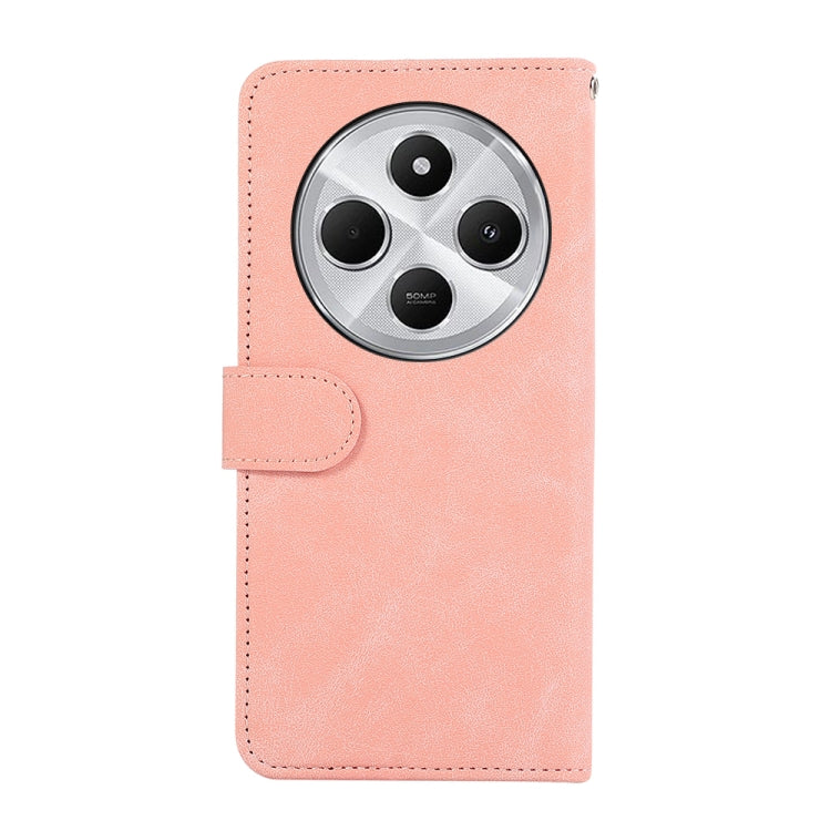 ABEEL Color Block Magnetic RFID Leather Phone Case, For Redmi 14C 4G