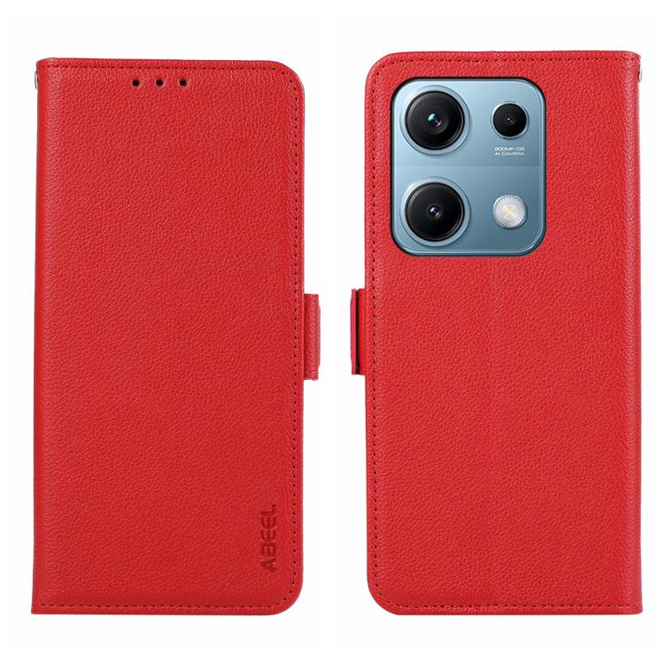 ABEEL Side-Magnetic Litchi Pattern Leather RFID Phone Case, For Redmi Note 14S 4G, For Redmi K80 / K80 Pro, For Redmi Note 14 4G 164.84mm, For Redmi Turbo 4, For Redmi 14C 4G Xiaomi Accessories - APEXEL INDIA - Mobile Lens - Mobile Camera Lens - Cellphone Accessories - Phone Lens - Smartphone Lens