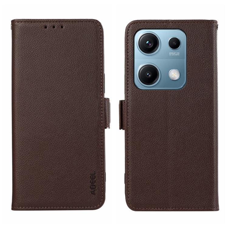 ABEEL Side-Magnetic Litchi Pattern Leather RFID Phone Case, For Redmi Note 14S 4G, For Redmi K80 / K80 Pro, For Redmi Note 14 4G 164.84mm, For Redmi Turbo 4, For Redmi 14C 4G Xiaomi Accessories - APEXEL INDIA - Mobile Lens - Mobile Camera Lens - Cellphone Accessories - Phone Lens - Smartphone Lens