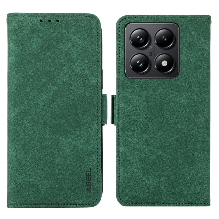 ABEEL Frosted Magnetic RFID Leather Phone Case, For Xiaomi 14T Pro, For Xiaomi 14T