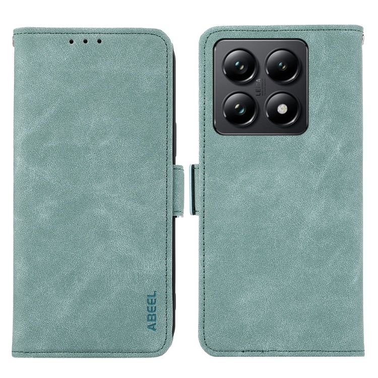 ABEEL Frosted Magnetic RFID Leather Phone Case, For Xiaomi 14T Pro, For Xiaomi 14T
