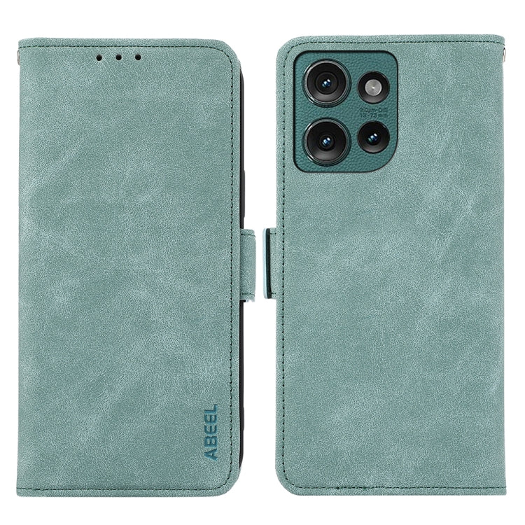 ABEEL Frosted Magnetic RFID Leather Phone Case, For Motorola Edge 50 5G Global Mobile Accessories - APEXEL INDIA - Mobile Lens - Mobile Camera Lens - Cellphone Accessories - Phone Lens - Smartphone Lens
