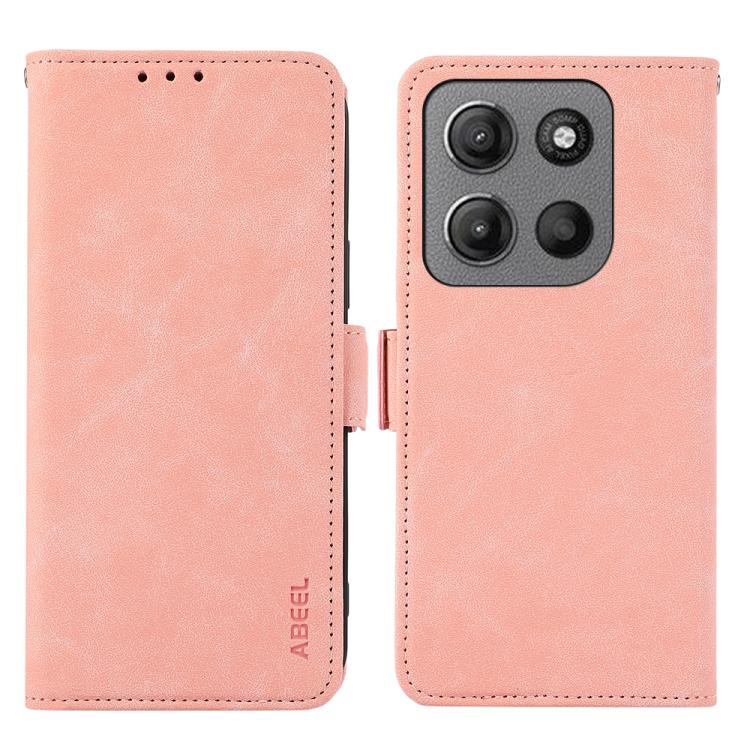 ABEEL Frosted Magnetic RFID Leather Phone Case, For Motorola Edge 70 Max 5G, For Motorola Moto G Max / G87 / G77 5G, For Motorola X70 Air Pro / Signature, For Motorola Moto G17 4G/G17 Power 4G