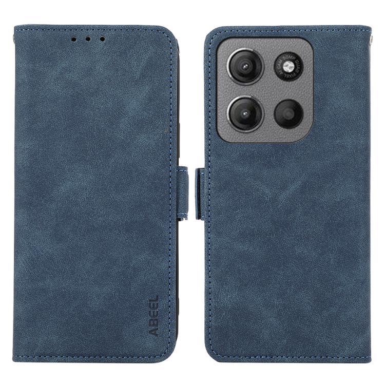 ABEEL Frosted Magnetic RFID Leather Phone Case, For Motorola Edge 70 Max 5G, For Motorola Moto G Max / G87 / G77 5G, For Motorola X70 Air Pro / Signature, For Motorola Moto G17 4G/G17 Power 4G
