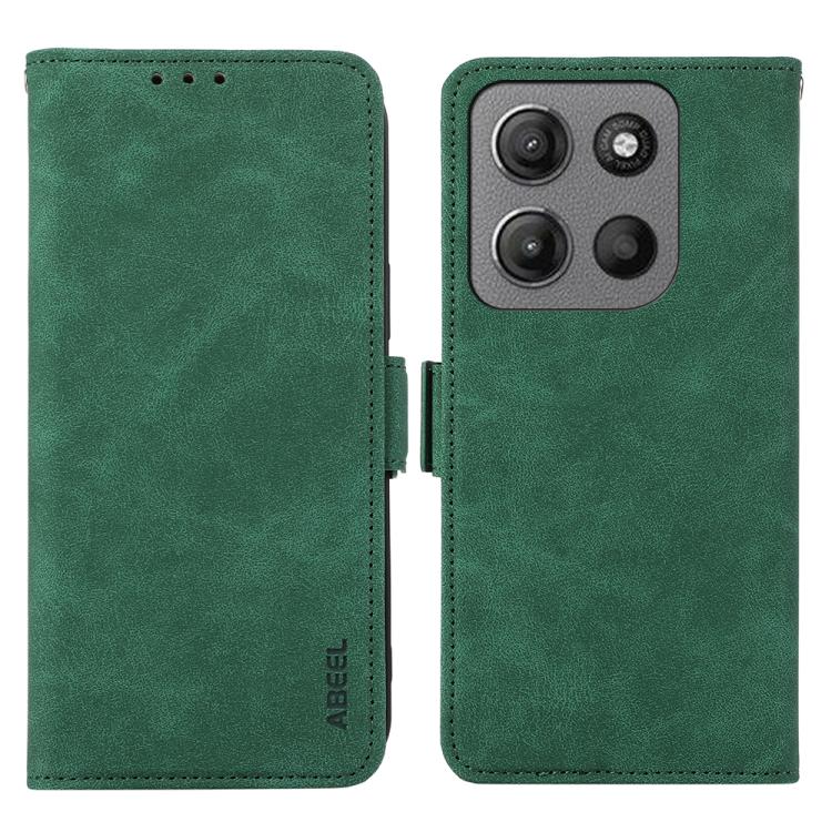 ABEEL Frosted Magnetic RFID Leather Phone Case, For Motorola Edge 70 Max 5G, For Motorola Moto G Max / G87 / G77 5G, For Motorola X70 Air Pro / Signature, For Motorola Moto G17 4G/G17 Power 4G