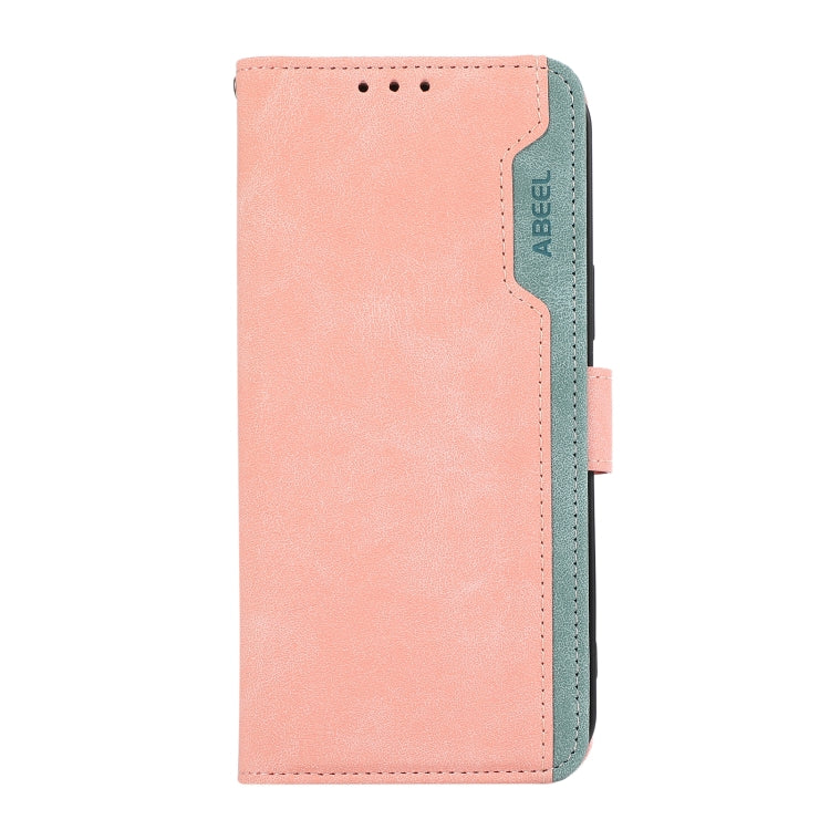 ABEEL Color Block Magnetic RFID Leather Phone Case, For Motorola Moto G55 5G, For Motorola Edge 50 5G Global Mobile Accessories - APEXEL INDIA - Mobile Lens - Mobile Camera Lens - Cellphone Accessories - Phone Lens - Smartphone Lens