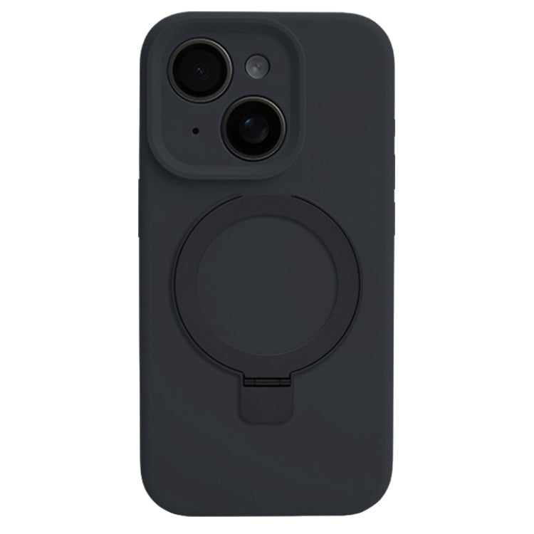 Precision Hole Liquid Silicone MagSafe Metal Ring Holder Phone Case, For iPhone 14, For iPhone 14 Pro Apple Accessories engpre4842 iPhone 14 - APEXEL INDIA - Mobile Lens - Mobile Camera Lens - Cellphone Accessories - Phone Lens - Smartphone Lens