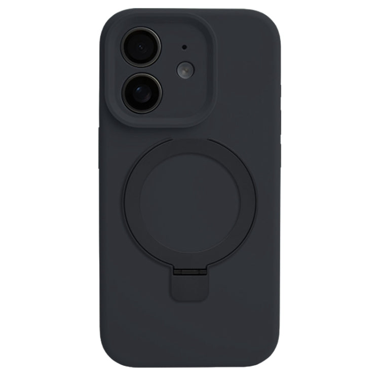 Precision Hole Liquid Silicone MagSafe Metal Ring Holder Phone Case, For iPhone 12 Pro, For iPhone 11 Apple Accessories engpre4846 More iPhone Cases - APEXEL INDIA - Mobile Lens - Mobile Camera Lens - Cellphone Accessories - Phone Lens - Smartphone Lens