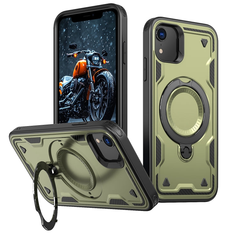 PC Hybrid TPU Armor MagSafe Ring Holder Phone Case, For iPhone XR Apple Accessories engpc-4863 More iPhone Cases - APEXEL INDIA - Mobile Lens - Mobile Camera Lens - Cellphone Accessories - Phone Lens - Smartphone Lens