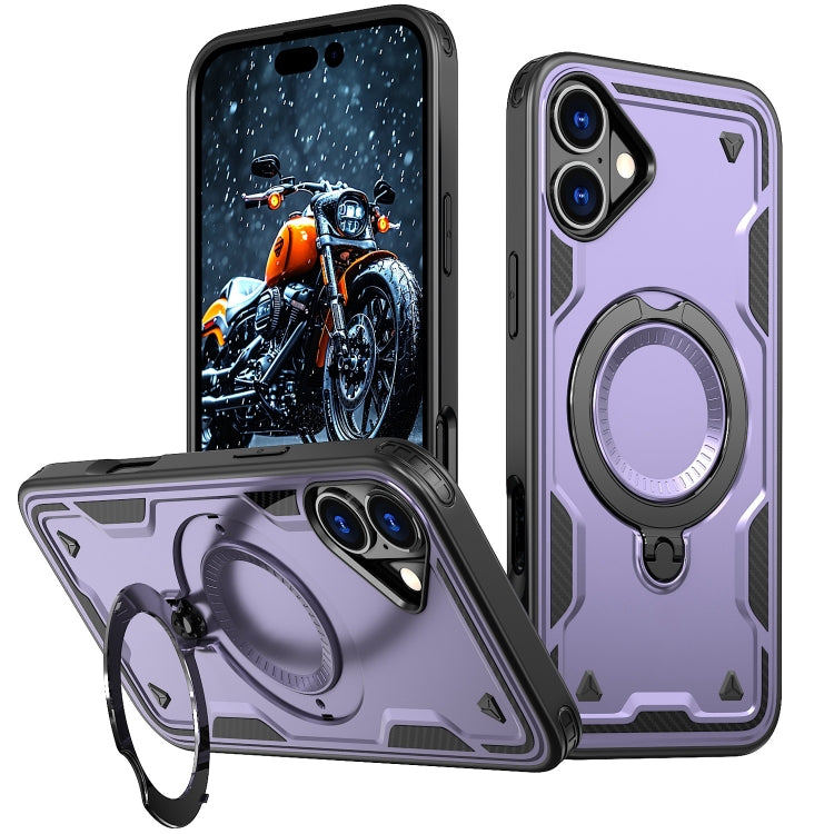 PC Hybrid TPU Armor MagSafe Ring Holder Phone Case, For iPhone 16 Apple Accessories engpc-4871 iPhone 16 - APEXEL INDIA - Mobile Lens - Mobile Camera Lens - Cellphone Accessories - Phone Lens - Smartphone Lens