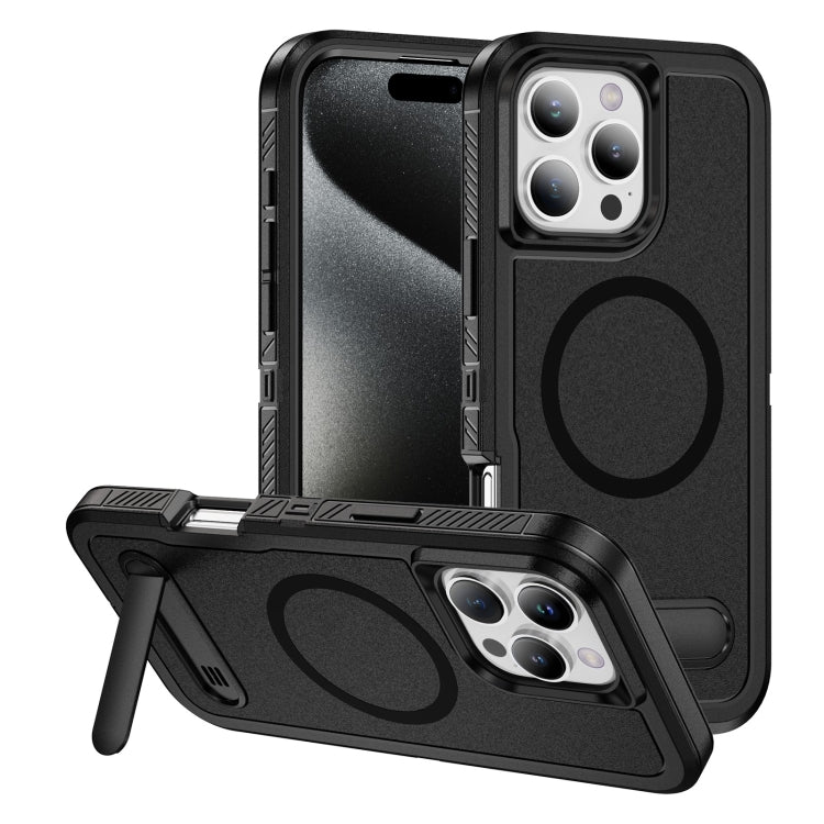 Guard MagSafe Holder Matte PC Hybrid TPU Phone Case, For iPhone 16 Pro Max, For iPhone 16 Pro, For iPhone 16 Plus, For iPhone 16 Apple Accessories enggua4868 iPhone 16 Pro Max - APEXEL INDIA - Mobile Lens - Mobile Camera Lens - Cellphone Accessories - Phone Lens - Smartphone Lens