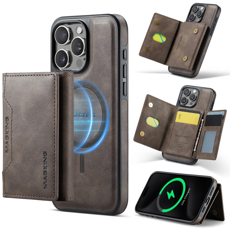 DG.MING MAGKING-K2 Series MagSafe RFID Card Bag Detachable Phone Case, For iPhone 16, For iPhone 15 Pro Max, For iPhone 14 Plus, For iPhone 14 Apple Accessories engdg-4901 iPhone 16 - DG.MING - Mobile Lens - Mobile Camera Lens - Cellphone Accessories - Phone Lens - Smartphone Lens