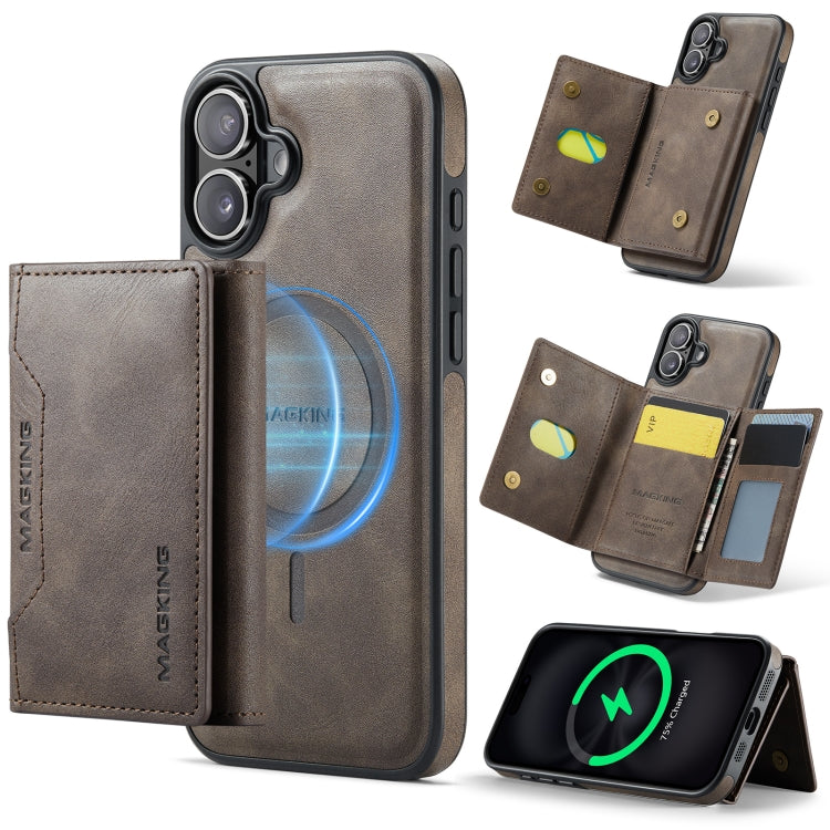 DG.MING MAGKING-K2 Series MagSafe RFID Card Bag Detachable Phone Case, For iPhone 16, For iPhone 15 Pro Max, For iPhone 14 Plus, For iPhone 14 Apple Accessories engdg-4901 iPhone 16 - DG.MING - Mobile Lens - Mobile Camera Lens - Cellphone Accessories - Phone Lens - Smartphone Lens