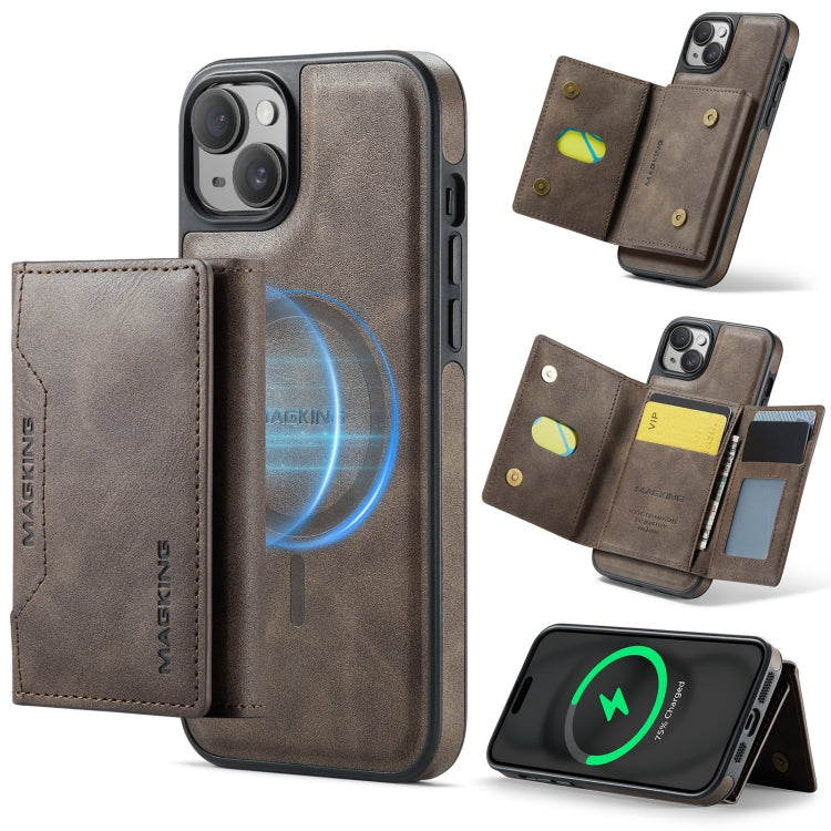 DG.MING MAGKING-K2 Series MagSafe RFID Card Bag Detachable Phone Case, For iPhone 16, For iPhone 15 Pro Max, For iPhone 14 Plus, For iPhone 14 Apple Accessories engdg-4901 iPhone 16 - DG.MING - Mobile Lens - Mobile Camera Lens - Cellphone Accessories - Phone Lens - Smartphone Lens