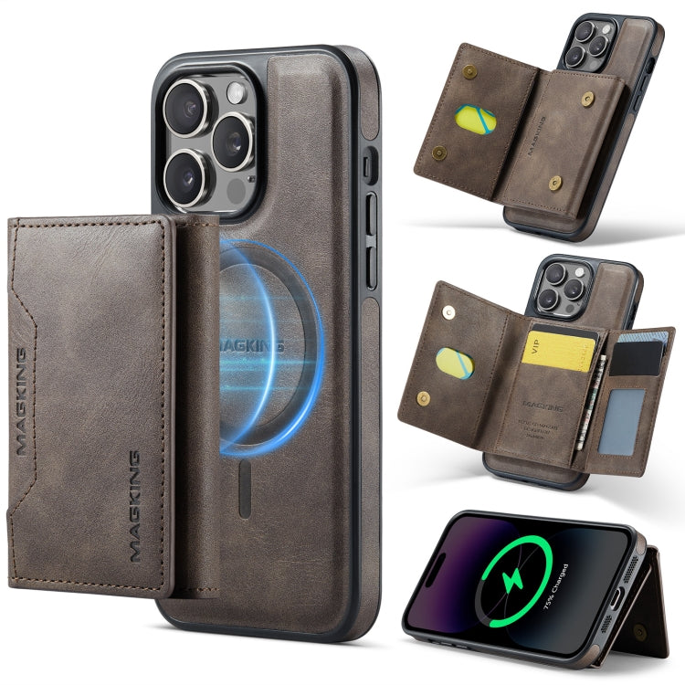 DG.MING MAGKING-K2 Series MagSafe RFID Card Bag Detachable Phone Case, For iPhone 14 Pro, For iPhone 14 Pro Max, For iPhone 13 Pro Max, For iPhone 13 Pro Apple Accessories engdg-4907 iPhone 14 Pro - DG.MING - Mobile Lens - Mobile Camera Lens - Cellphone Accessories - Phone Lens - Smartphone Lens