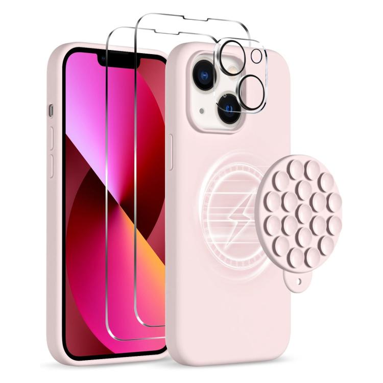 Silicone Suction Cup MagSafe Phone Case with Screen Film, For iPhone 13 Pro Max, For iPhone 13 Pro, For iPhone 13 Apple Accessories engsil4916 More iPhone Cases - APEXEL INDIA - Mobile Lens - Mobile Camera Lens - Cellphone Accessories - Phone Lens - Smartphone Lens
