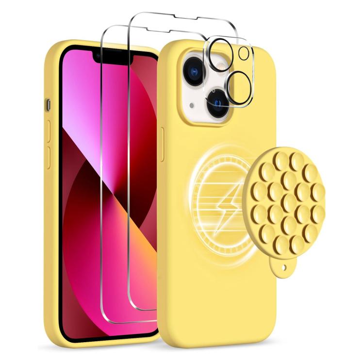 Silicone Suction Cup MagSafe Phone Case with Screen Film, For iPhone 13 Pro Max, For iPhone 13 Pro, For iPhone 13 Apple Accessories engsil4916 More iPhone Cases - APEXEL INDIA - Mobile Lens - Mobile Camera Lens - Cellphone Accessories - Phone Lens - Smartphone Lens