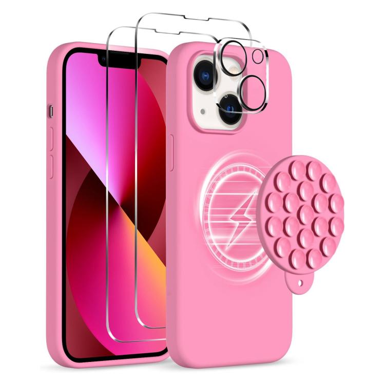 Silicone Suction Cup MagSafe Phone Case with Screen Film, For iPhone 13 Pro Max, For iPhone 13 Pro, For iPhone 13 Apple Accessories engsil4916 More iPhone Cases - APEXEL INDIA - Mobile Lens - Mobile Camera Lens - Cellphone Accessories - Phone Lens - Smartphone Lens