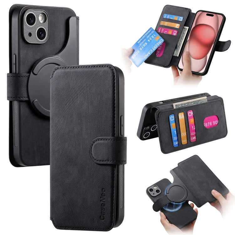 CaseNeo MagSafe RFID Anti-theft Retro Leather Phone Case, For iPhone 15 Apple Accessories engcas4922 iPhone 15 - CaseNeo - Mobile Lens - Mobile Camera Lens - Cellphone Accessories - Phone Lens - Smartphone Lens