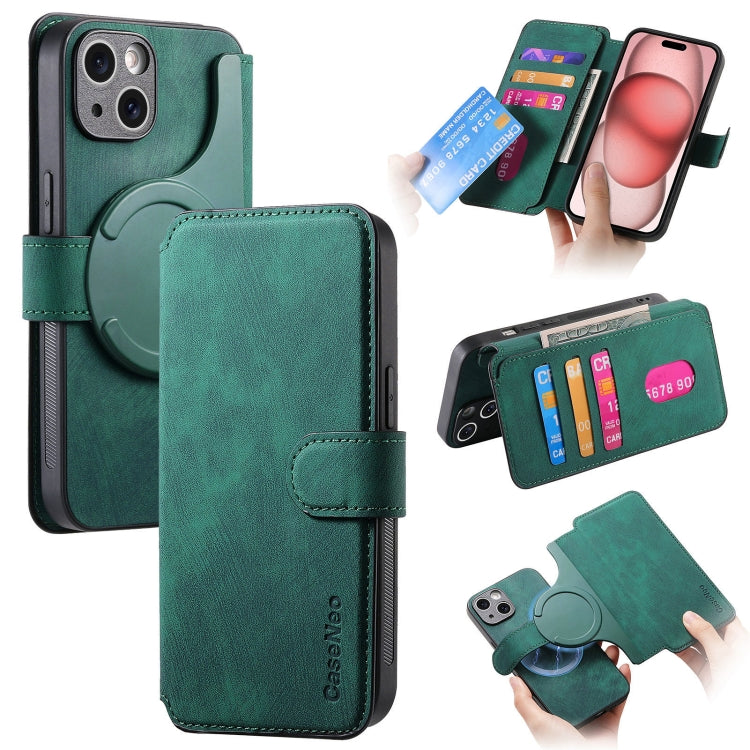 CaseNeo MagSafe RFID Anti-theft Retro Leather Phone Case, For iPhone 15 Apple Accessories engcas4922 iPhone 15 - CaseNeo - Mobile Lens - Mobile Camera Lens - Cellphone Accessories - Phone Lens - Smartphone Lens