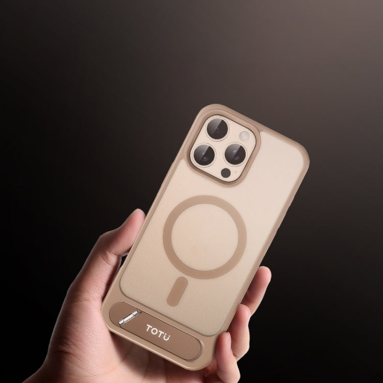 TOTU PC-25 Skin Feel MagSafe Magnetic Stand Phone Case, For iPhone 16 Pro Max, For iPhone 16 Pro, For iPhone 15 Pro Max, For iPhone 15 Pro Apple Accessories engtot4935 iPhone 16 Pro Max - TOTUDESIGN - Mobile Lens - Mobile Camera Lens - Cellphone Accessories - Phone Lens - Smartphone Lens