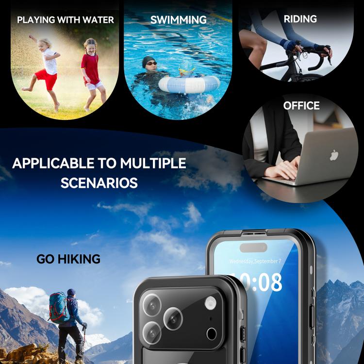 RedPepper Transparent Dot IP68 Waterproof Triple-proof MagSafe Phone Case Apple Accessories engred5776 iPhone 17 Pro Max iPhone 17 Pro Max Cases RedPepper - RedPepper - Mobile Lens - Mobile Camera Lens - Cellphone Accessories - Phone Lens - Smartphone Lens