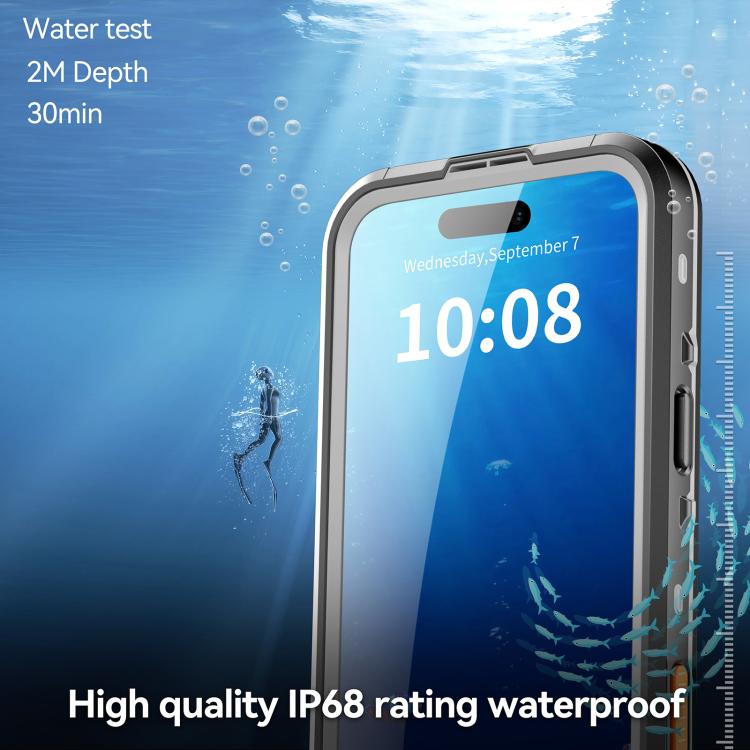 RedPepper Transparent Dot IP68 Waterproof Triple-proof MagSafe Phone Case Apple Accessories engred5776 iPhone 17 Pro Max iPhone 17 Pro Max Cases RedPepper - RedPepper - Mobile Lens - Mobile Camera Lens - Cellphone Accessories - Phone Lens - Smartphone Lens