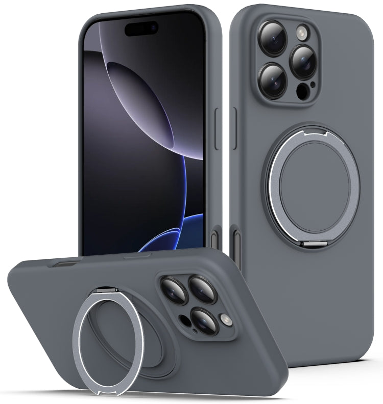 Liquid Silicone MagSafe Phone Case with Rotating Holder, For iPhone 16e, For iPhone 16 Pro Max, For iPhone 16 Pro, For iPhone 16 Plus Apple Accessories engliq4938 iPhone 16e - APEXEL INDIA - Mobile Lens - Mobile Camera Lens - Cellphone Accessories - Phone Lens - Smartphone Lens