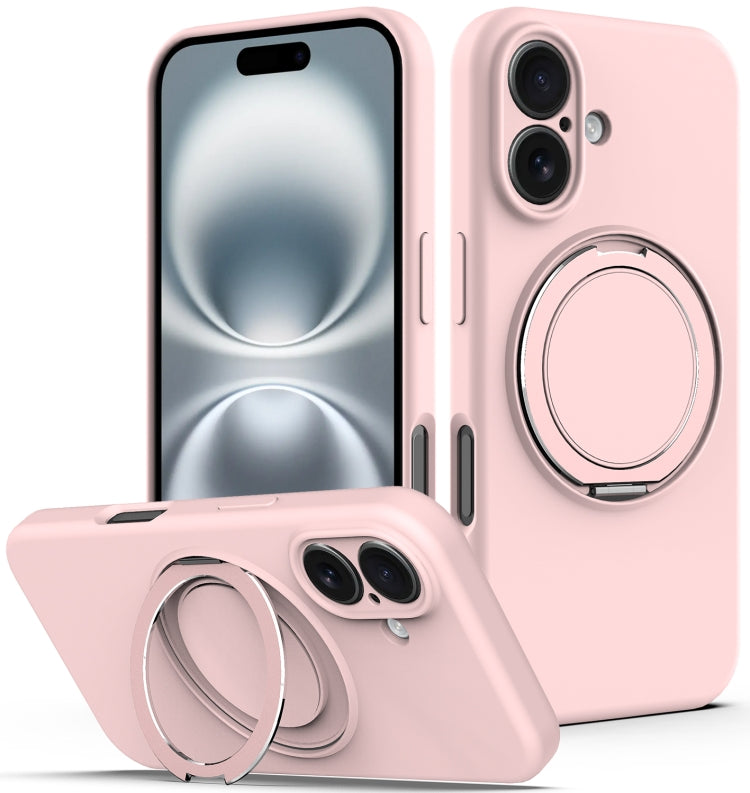 Liquid Silicone MagSafe Phone Case with Rotating Holder, For iPhone 16e, For iPhone 16 Pro Max, For iPhone 16 Pro, For iPhone 16 Plus Apple Accessories engliq4938 iPhone 16e - APEXEL INDIA - Mobile Lens - Mobile Camera Lens - Cellphone Accessories - Phone Lens - Smartphone Lens