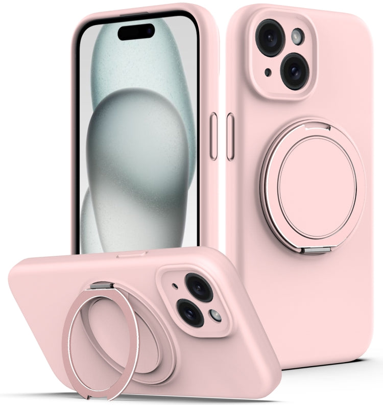 Liquid Silicone MagSafe Phone Case with Rotating Holder, For iPhone 15, For iPhone 14 Plus, For iPhone 14, For iPhone 14 Pro Apple Accessories engliq4940 iPhone 15 - APEXEL INDIA - Mobile Lens - Mobile Camera Lens - Cellphone Accessories - Phone Lens - Smartphone Lens